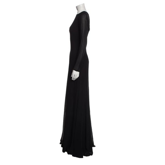 Reformation Hera Carnation Gown in Black USA M | 6 - Picture 2 of 4